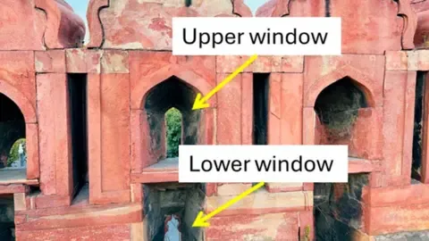 The capital's polluted atmosphere is turning the iconic Red Fort dark, research indicates